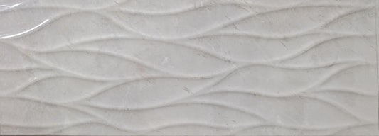 SERENITY LEAVES IVORY WALL 30X90 CM AZULEV SPAIN - 51 M2