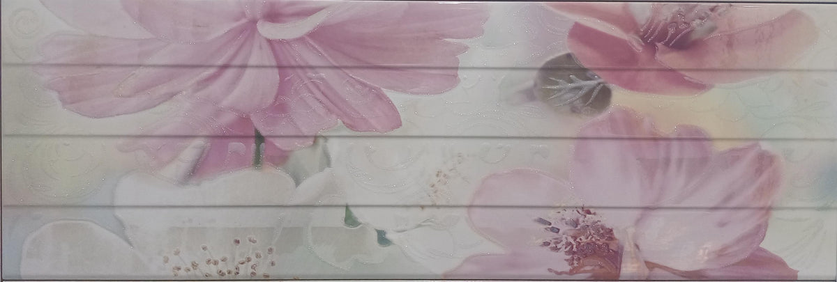 PRIMAVERA 2 ROSA DECOR 25X75 CM ELMOLINO SPAIN - 1 PCS
