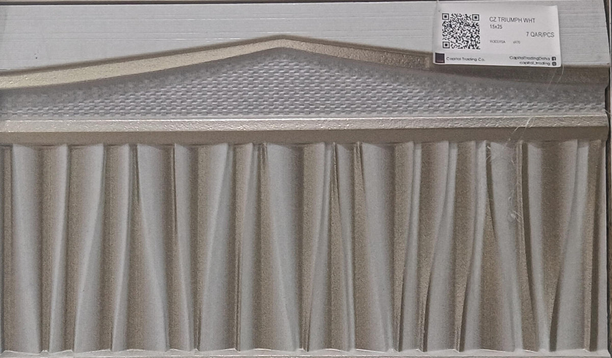 CZ TRIUMPH WHT LINING 15X25 CM ROCERSA SPAIN - 257 PCS