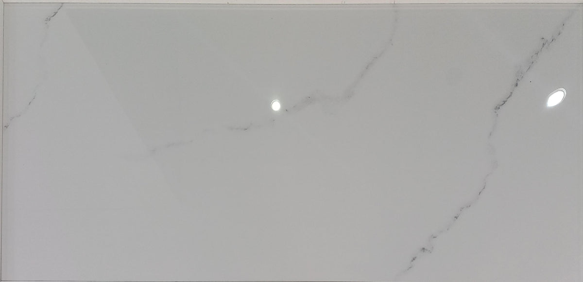 182_ARTIC WHITE POLISHED GLAZED VITRIFIED TILES 60X120CM - FLAVOUR GRANITO - 1 M2