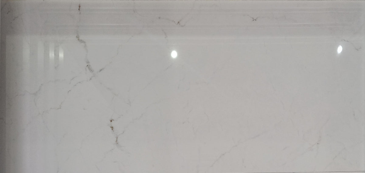 SENSO WHITE POLISHED PORCELAIN 60X120CM - AGL - 7 M2