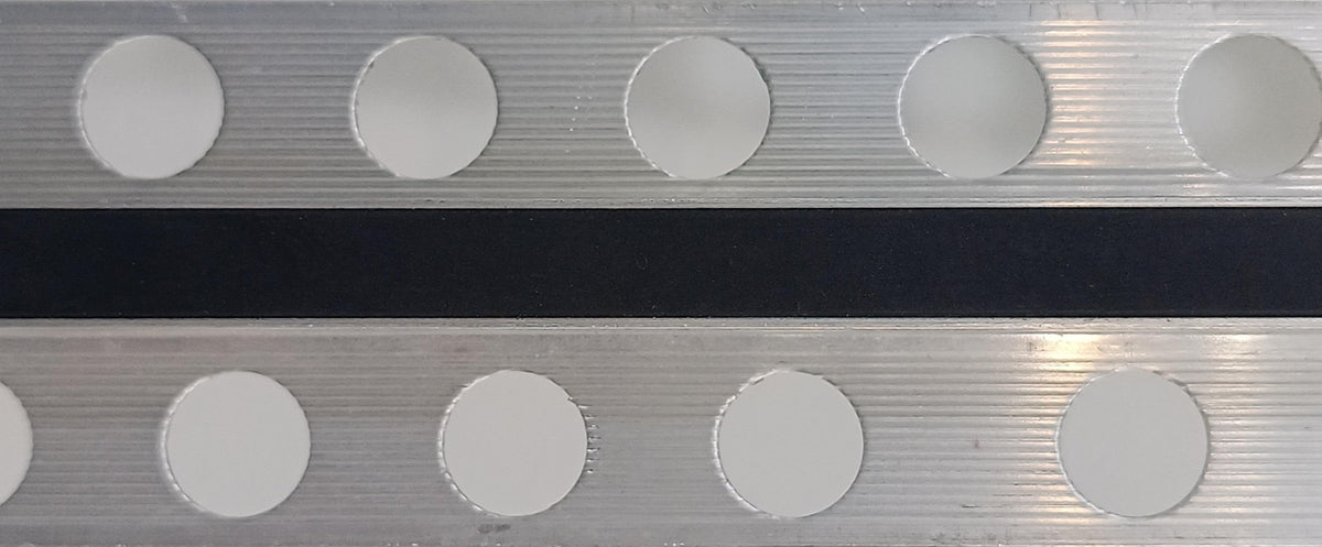 AJD10NE ALUMINIUM EXPANSION 10X10 MM BLACK 2.5M EMBEPLAST SPAIN - 8 PCS