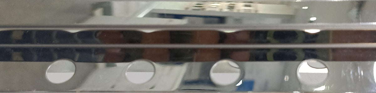 PACAFIB STEEL "ALFA" PROFILE POLISHED INOX 2.6 M. EMBEPLAST SPAIN - 63 PCS