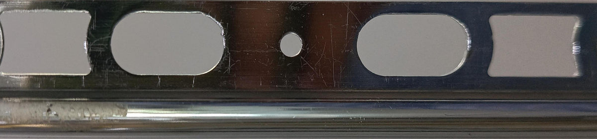 ALUMINIUM TILE TRIM POLISHED 6MM ENTERPRISE ITALY - 25 PCS