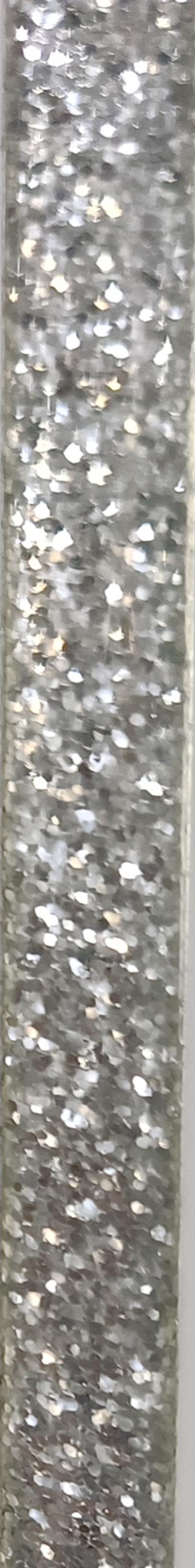 00G01PL ALUMINIUM LISTELO 8X10MM GLITTER SILVER 1.2M EMBEPLAST SPAIN - 1 PCS