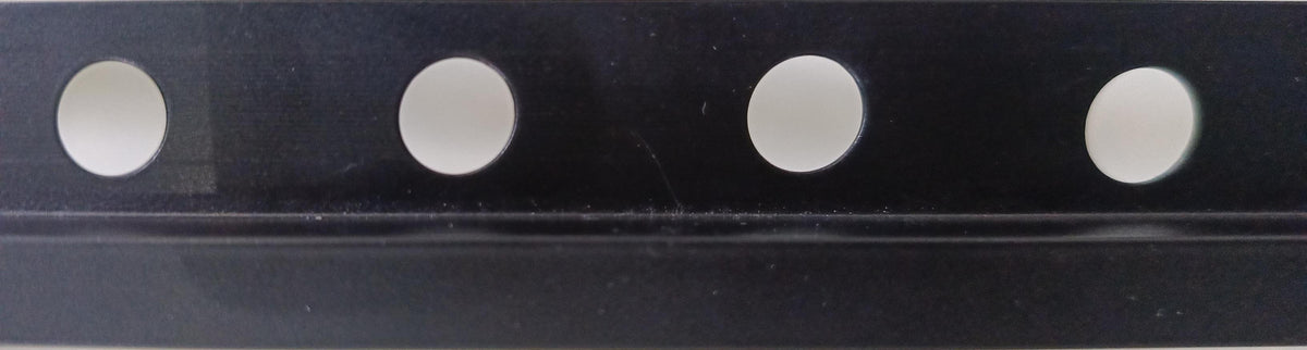 LAR12NH ALUMINIUM LISTELO R12X10 MM MATT BLACK HQ - EMBEPLAST - 1 PCS