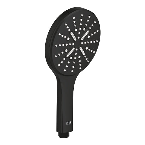 22127KF0 RAINSHOWER SMARTACTIVE 130 HAND SHOWER 3 SPRAYS - GROHE BLACK - 19 PCS