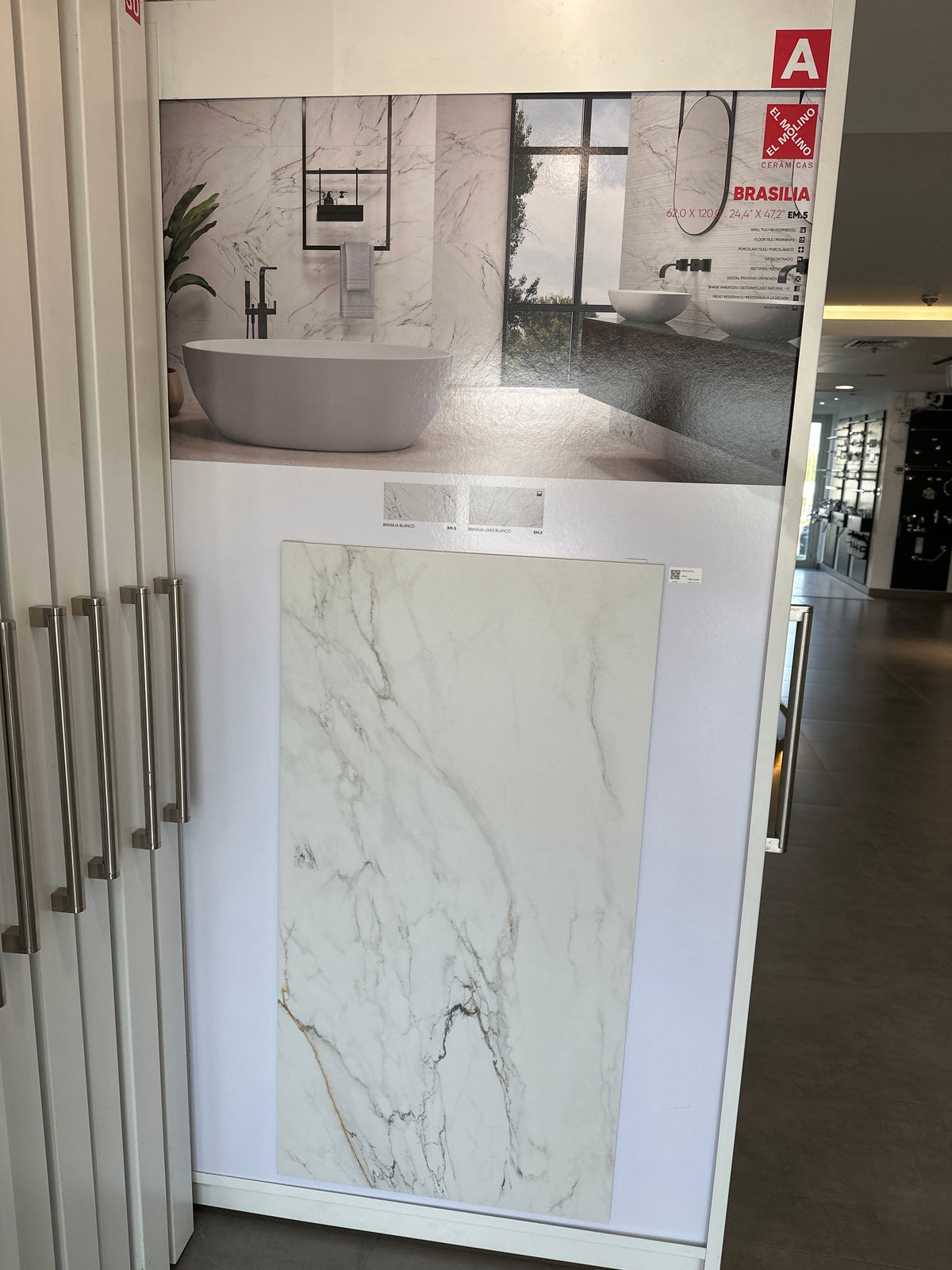 BRASILIA BLANCO 62X120 CM ELMOLINO SPAIN - 150 M2