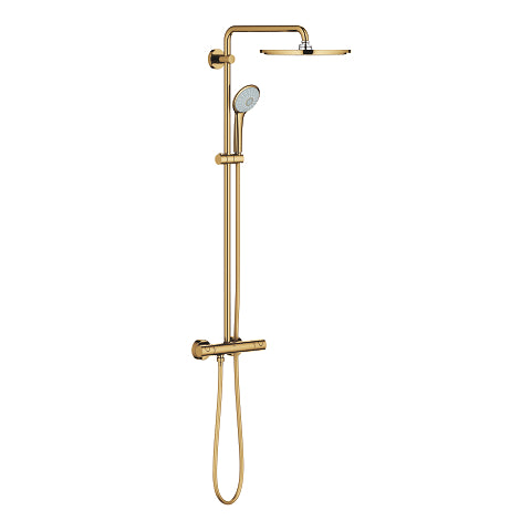 26075GL0 EUPHORIA SYSTEM 310 SHOWER SYSTEM WITH THERMOSTATIC MIXER FOR WALL MOUNTING - GROHE GOLD - 5 PCS