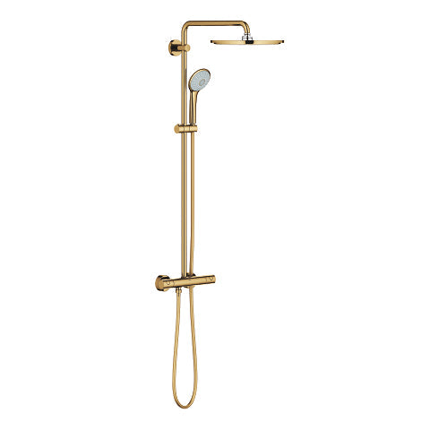 26075GL0 EUPHORIA SYSTEM 310 SHOWER SYSTEM WITH THERMOSTATIC MIXER FOR WALL MOUNTING - GROHE GOLD - 5 PCS