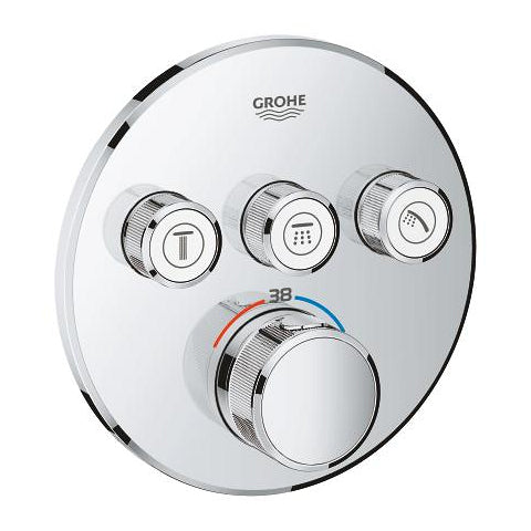 29121000 GROHTHERM SMARTCONTROL SAFETY MIXER FOR CONCEALED INSTALLATION WITH 3 VALVES - GROHE - 12 PCS