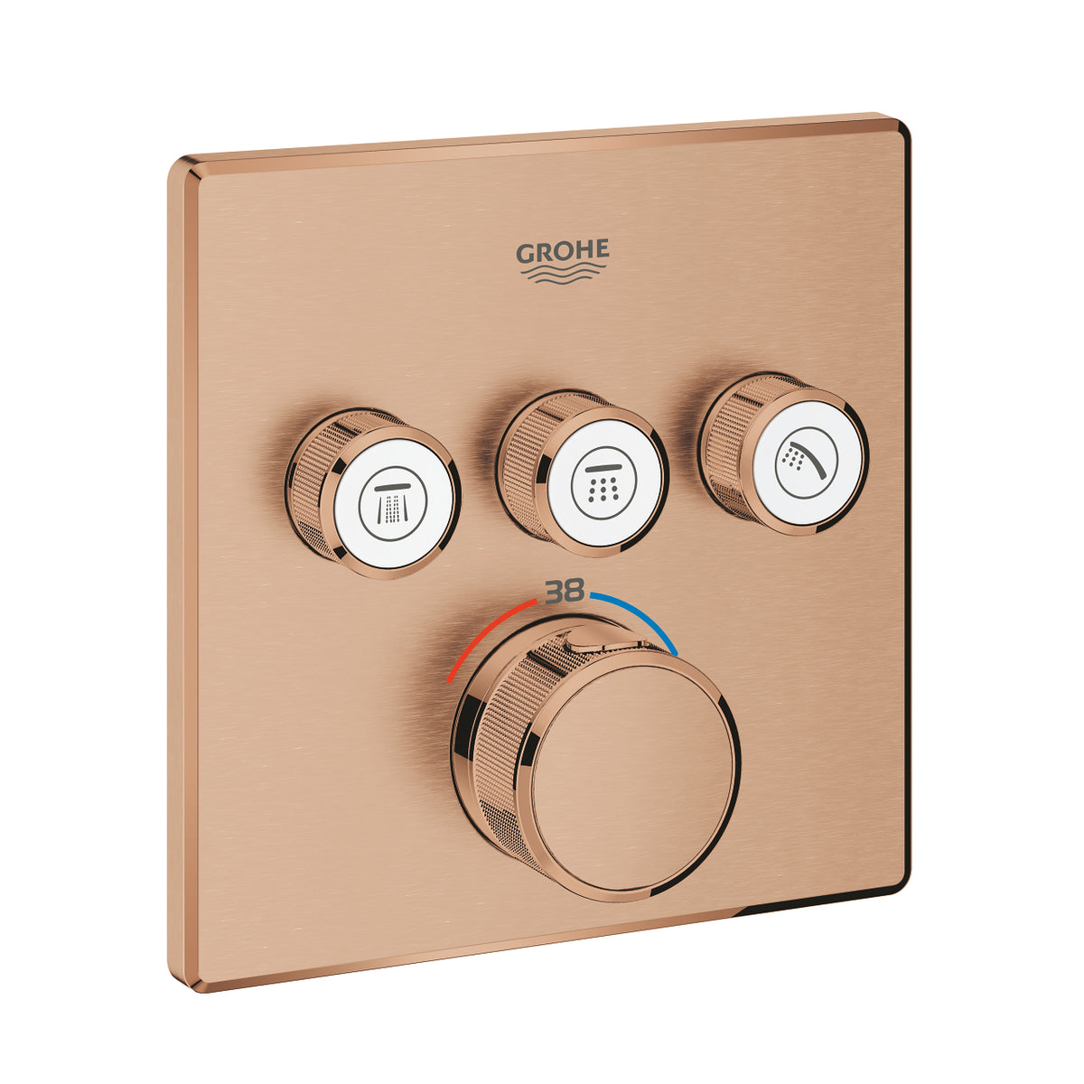 29126DL0 GROHTHERM SMARTCONTROL SAFETY MIXER FOR CONCEALED INSTALLATION WITH 3 VALVES - GROHE - 7 PCS