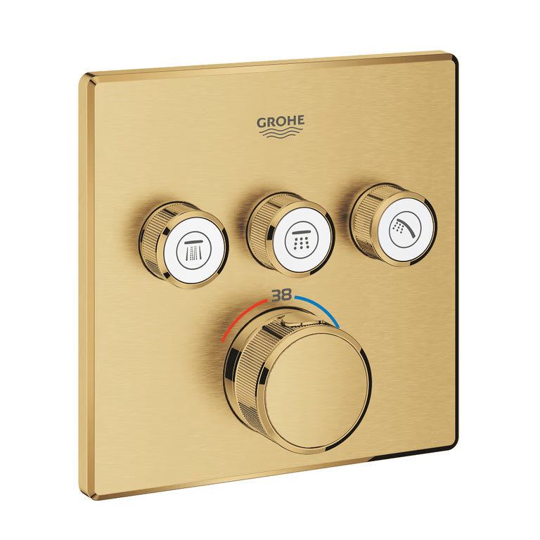 29126GN0 GROHTHERM SMARTCONTROL THERMOSTAT FOR CONCEALED INST. WITH 3 VALVES GROHE - -29 PCS
