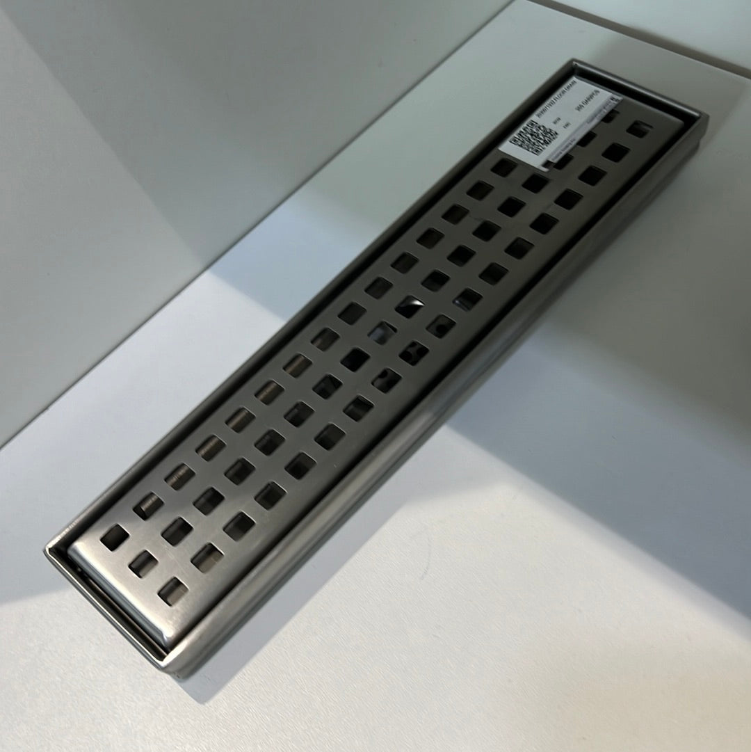 2030071932 LINEAR DRAIN WITH GRATED COVER MADE OF SS BRUSHED FINISH 300X64X70MM - KWC - 65 PCS