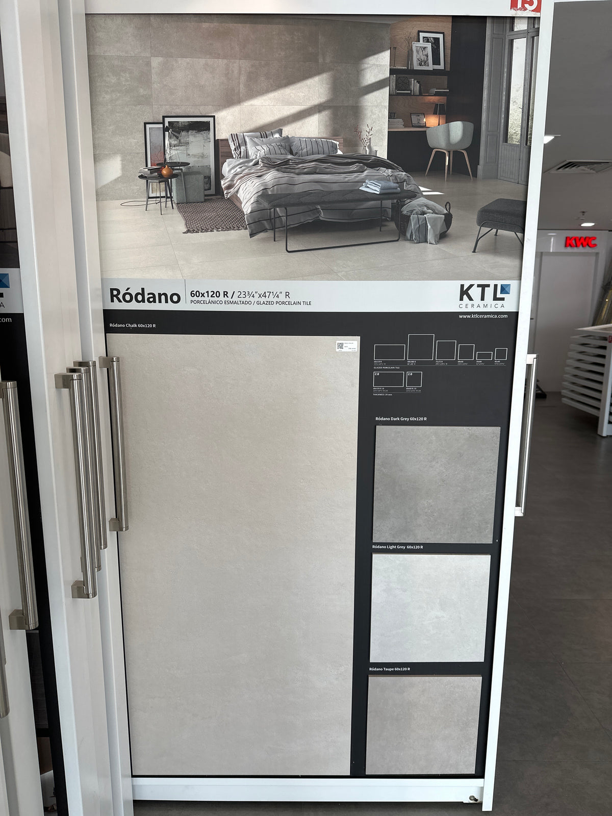 P.E. RODANO CHALK MT RECT. PORCELAIN 60X120CM - KTL - 6 M2
