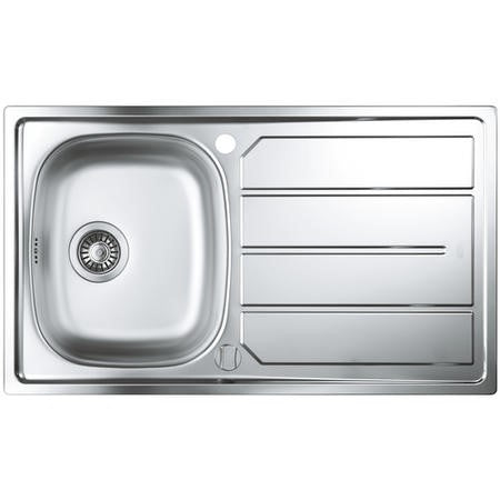 31552SD0 K200 45-S 86/50 1.0 REV STAINLESS STEEL SINK WITH DRAINER GROHE - 1 PCS