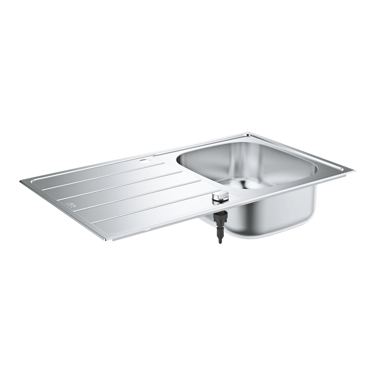 31552SD1 K200 45-S 86/50 1.0 REV STAINLESS STEEL SINK WITH DRAINER GROHE - 1 PCS
