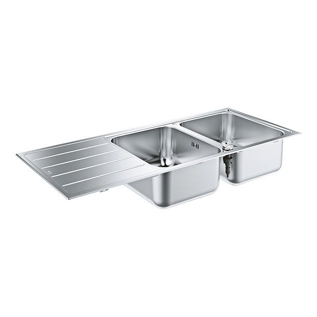 31588SD1 K500 STAINLESS STEEL SINK WITH DRAINER - GROHE - 49 PCS