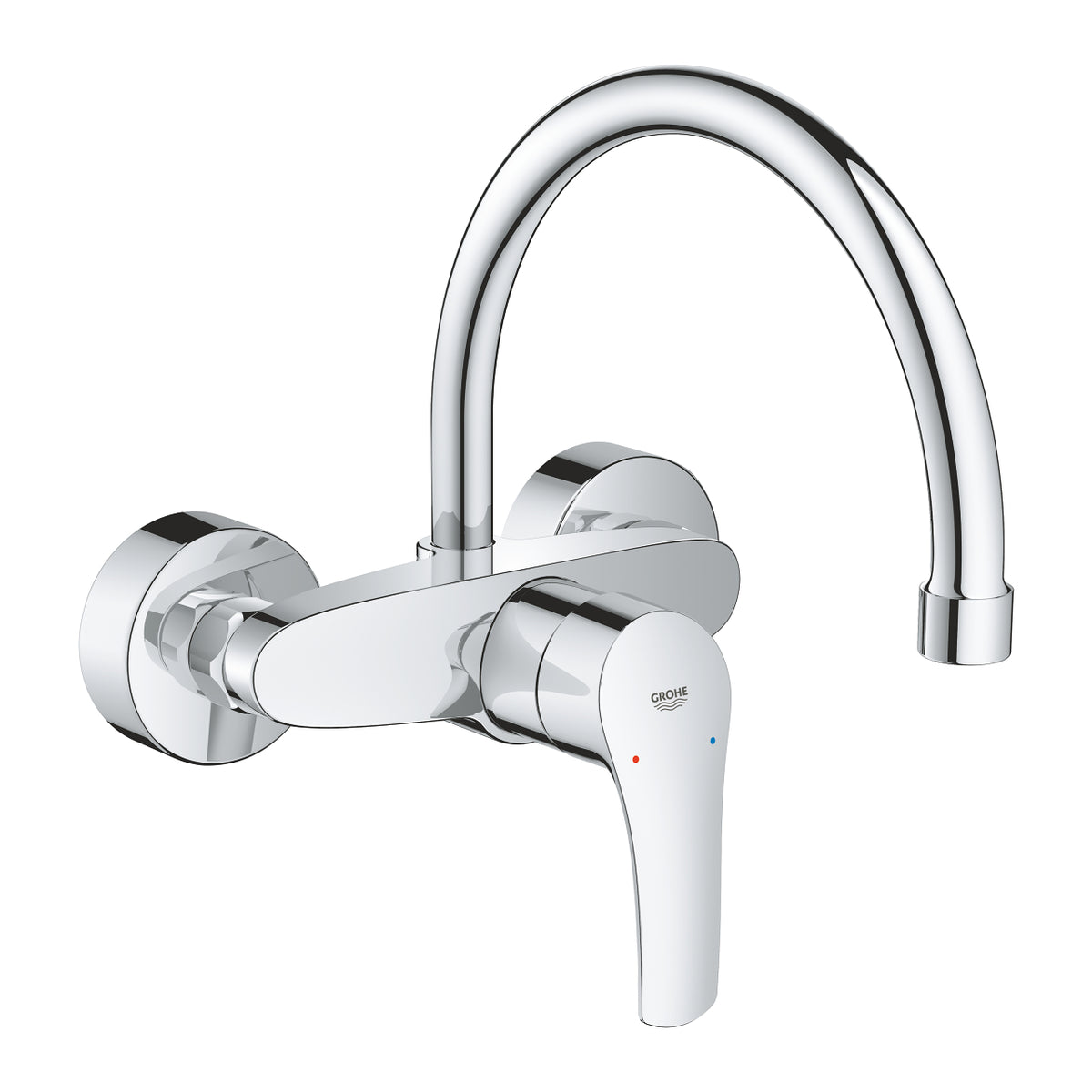 32482003 EUROSMART SINGLE LEVER WALL MOUNTED SINK MIXER GROHE - 1 PCS