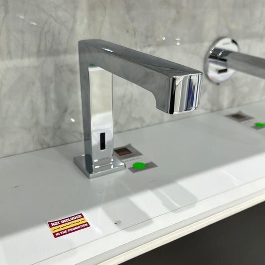 243.645.21.1  SHOWROOM MODEL WB TAPBRENTA, DECK-MOUNTED: BRIGHT CHROME-PLATED GEBERIT - 4 PCS