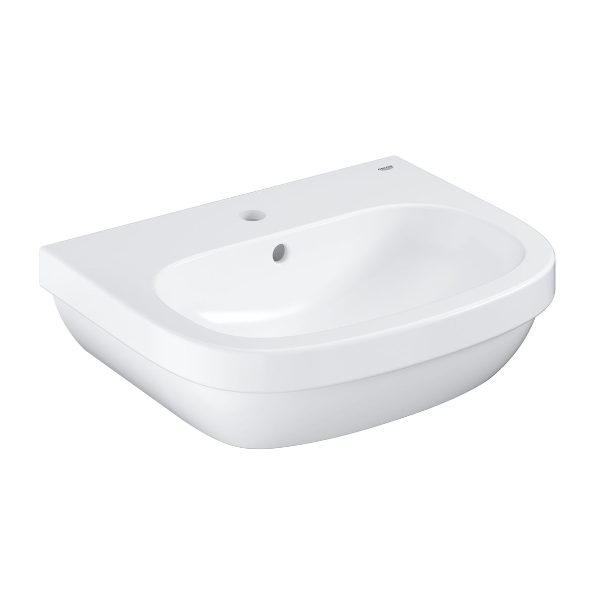 39336000 EURO CERAMIC WASHBASIN WALL HUNG 55X45 CM GROHE - 1 PCS