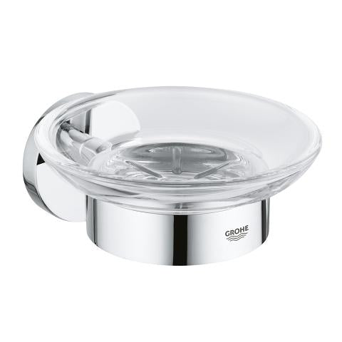 40444001 ESSENTIALS SOAP DISH WITH HOLDER GROHE - 245 PCS