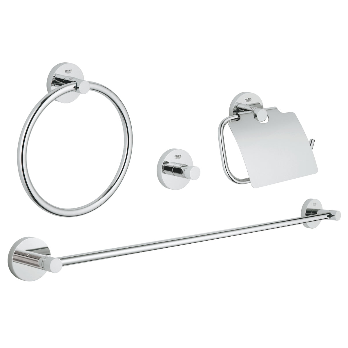 40776001 ESSENTIALS MASTER BATHROOM ACCESSORIES SET 4-IN-1 - GROHE - 86 SET