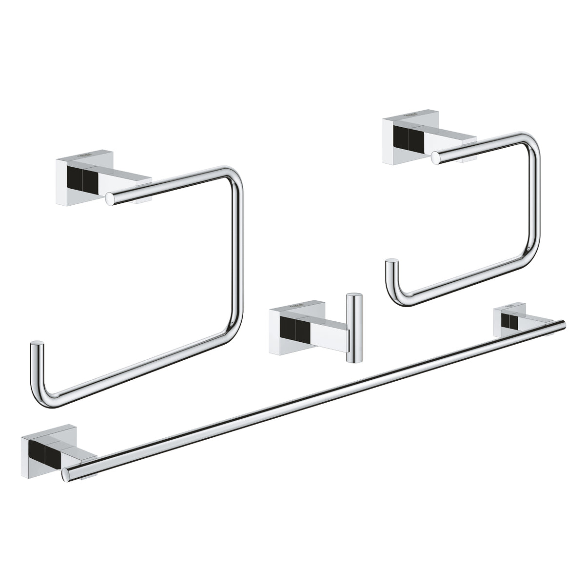 40778001 ESSENTIALS CUBE MASTER BATHROOM ACCESSORIES SET 4-IN-1 - GROHE - 54 PCS