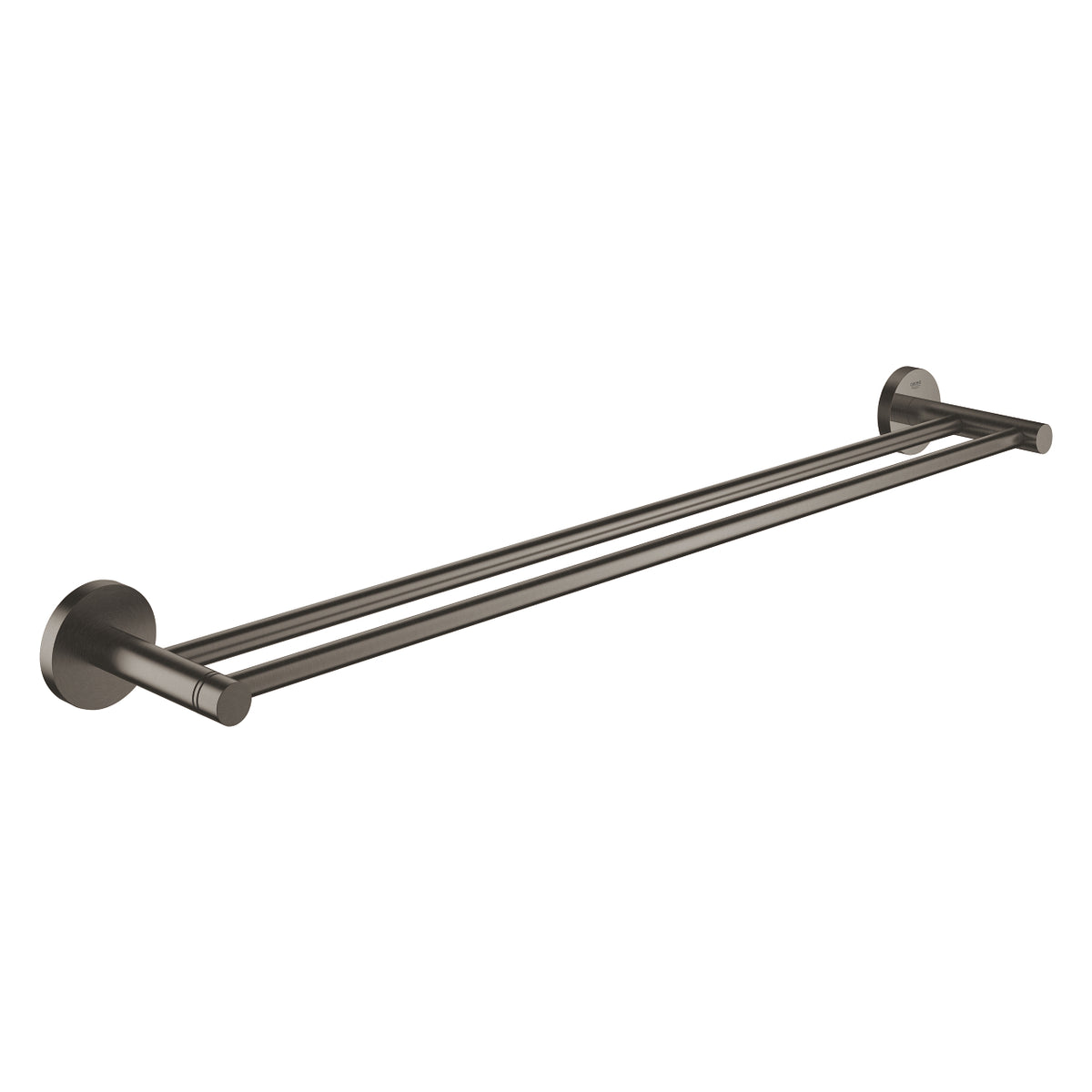40802AL1 ESSENTIALS DOUBLE TOWEL RAIL - GROHE GRAPHITE - -8 PCS