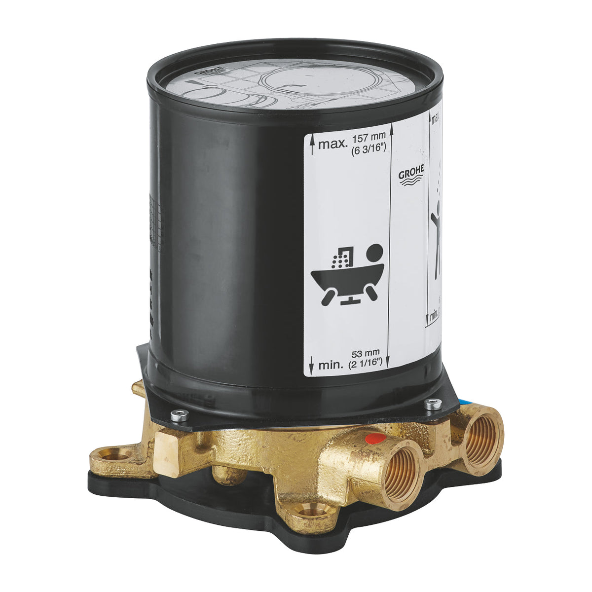 45984001 ROUGH-IN SET Â½" - GROHE - 10 PCS