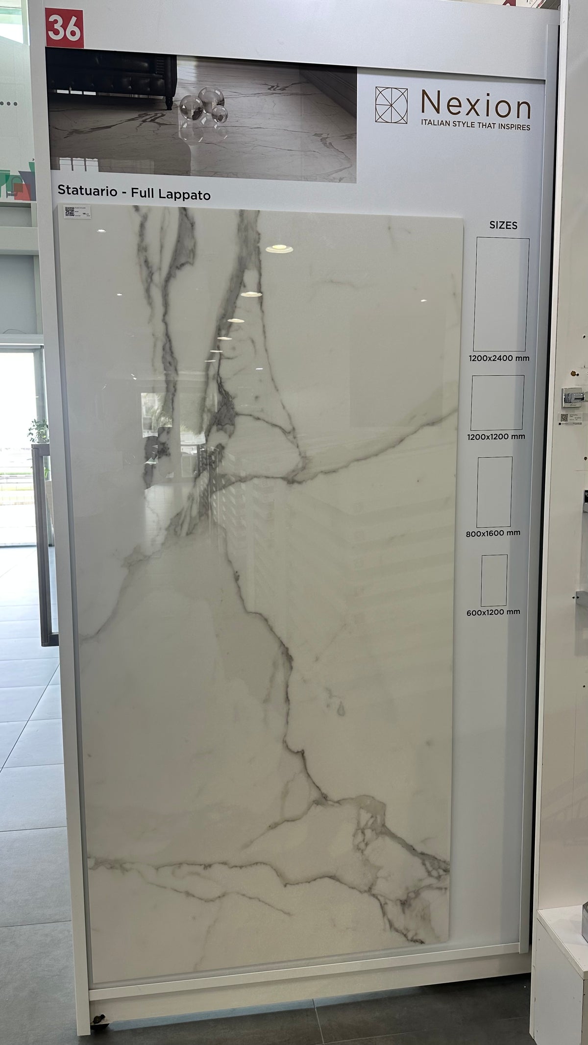 APUANE STATUARIO(FULL LAPPATO) 80X160CM - NEXION - 1230 M2