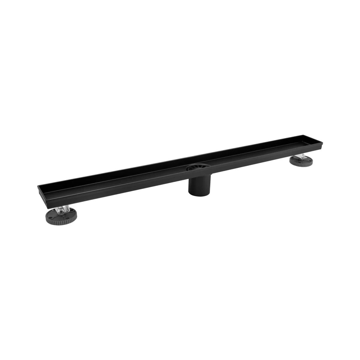 AQD-SCB-70070-316-MB CONTRACT SHOWER CHANNEL BASE 700X70X76 MM (GRADE 316) MATT BLACK - AQUADRAIN - 6 PCS