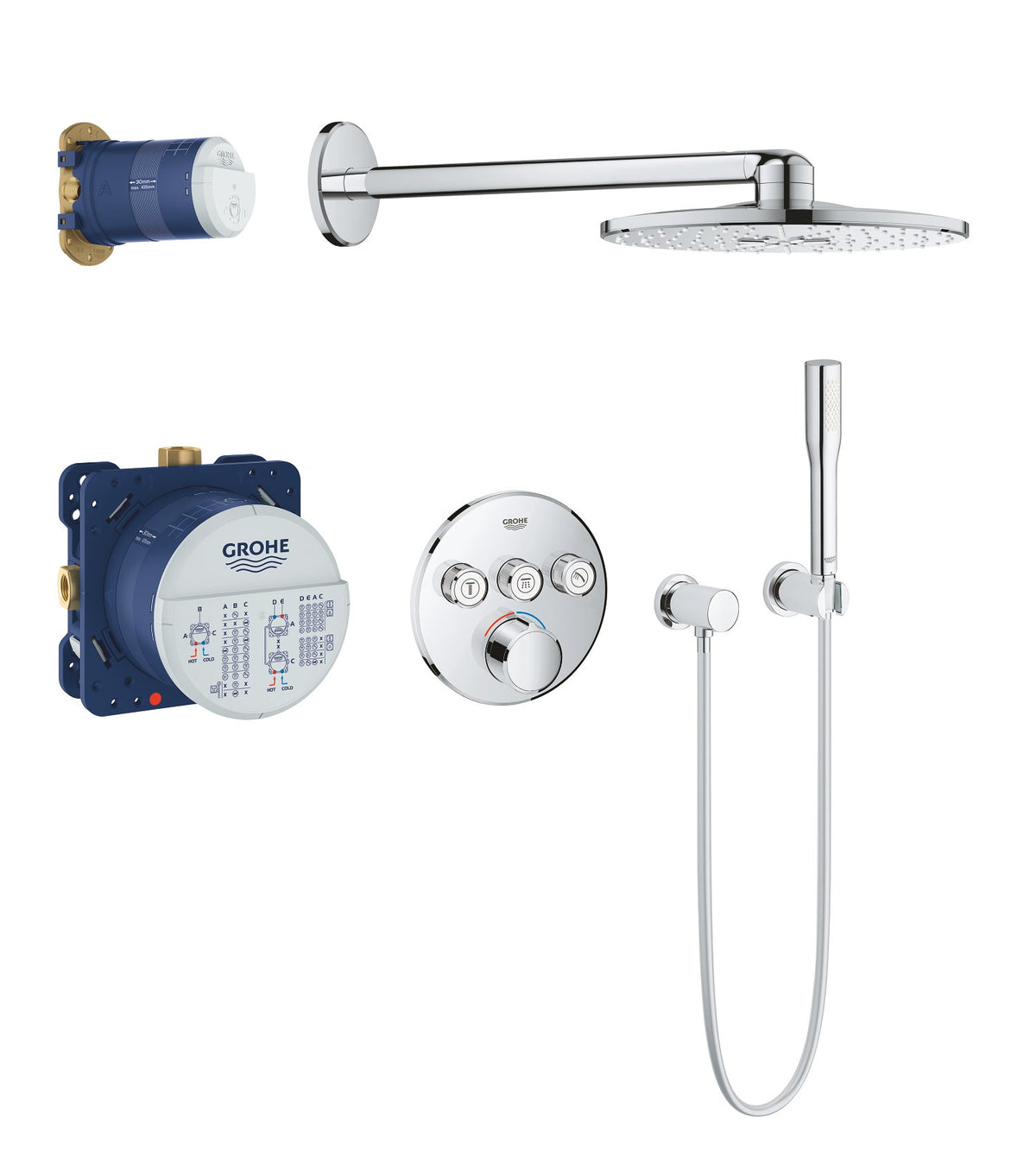34709000 SMART CONTROL PERFECT SHOWER SET GROHE - 10 PCS