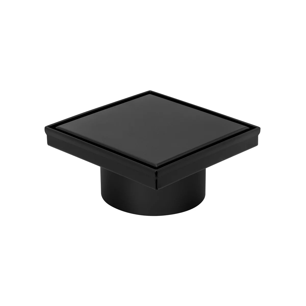 AQD-TDV-14143-316-MB CONTRACT REV. FLOOR DRAIN WITH ANTI-ODOUR TRAP 146X146X70 MM (GRADE 316) MATT BLACK - AQUADRAIN - 19 PCS