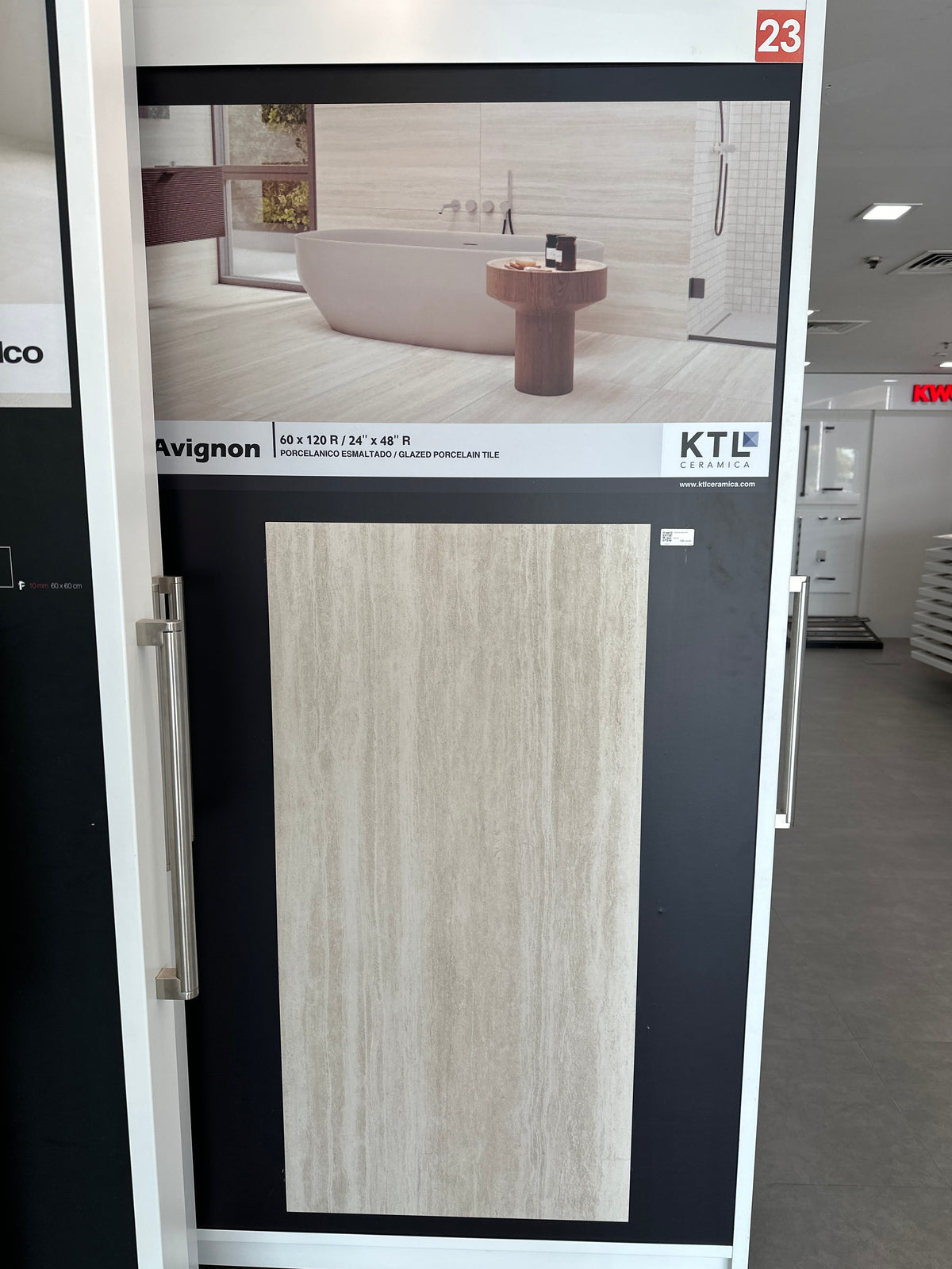 P.E. AVIGNON BONE MT RECT. PORCELAIN 60X120CM - KTL SPAIN - 3042 M2