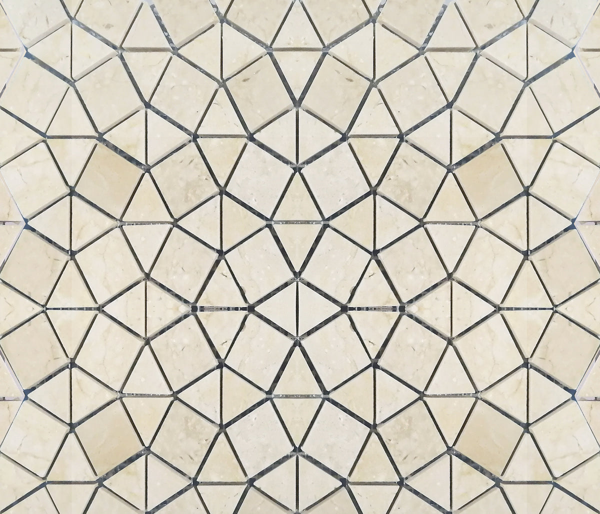 712P NATURAL MARBLE MOSAIC 29.8X34 CM - WONDERFUL HK - 106 PCS