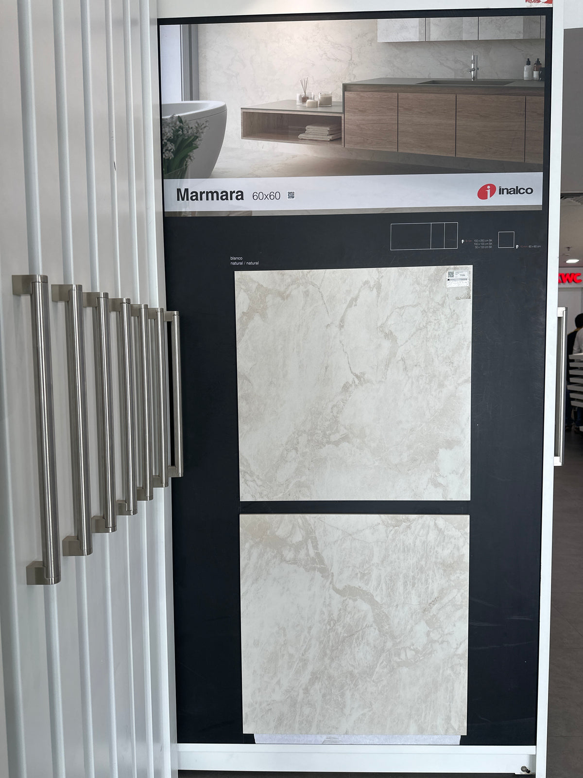 MARMARA BLANCO NATURAL RECTIFIED 60X60 CM INALCO SPAIN - 102 M2