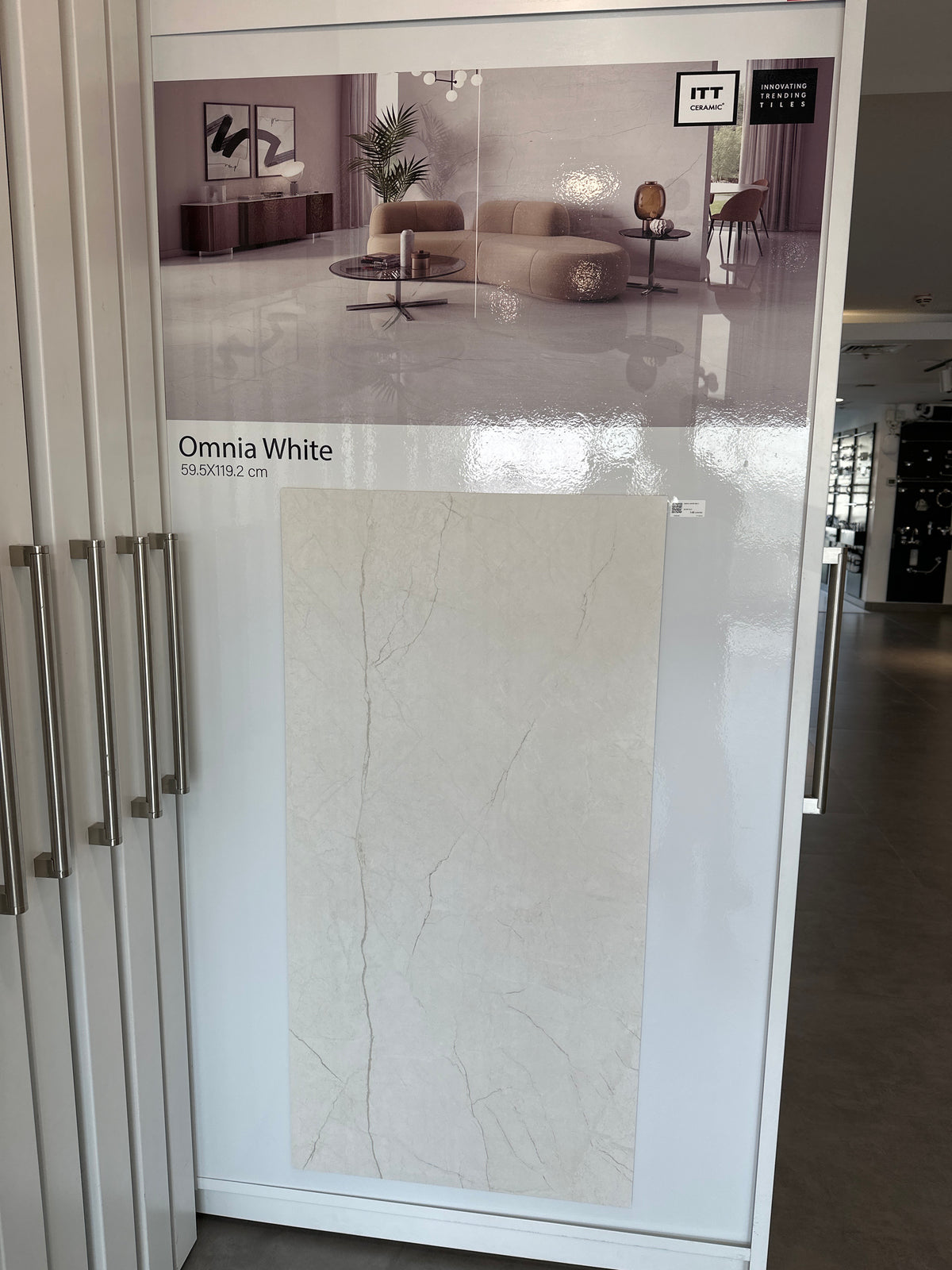 OMNIA WHITE RECT SATIN 59.5X119.2 CM - ITT SPAIN - 167 M2