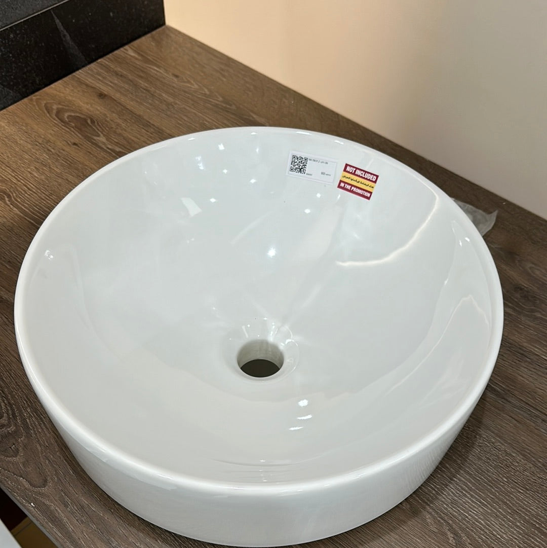 500.768.01.2  LAY-ON WASHBASIN VARIFORM, ROUND:D=40CM, OVERFLOW=WITHOUT, WHITE  GEBERIT - 7 PCS