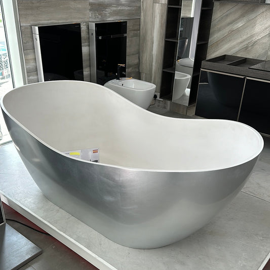 BATHTUB AQUAMAR MID GOLD 180X90 CM - AQUAMASS BELGIUM - 1 PCS