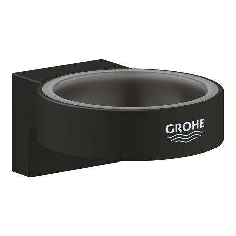 41217KF0 SELECTION GLASS/SOAP DISH HOLDER - GROHE BLACK - 2 PCS