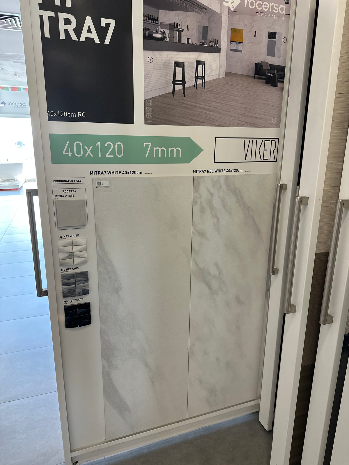 MITRA WHT 40X120 CM ROCERSA SPAIN - 4 M2