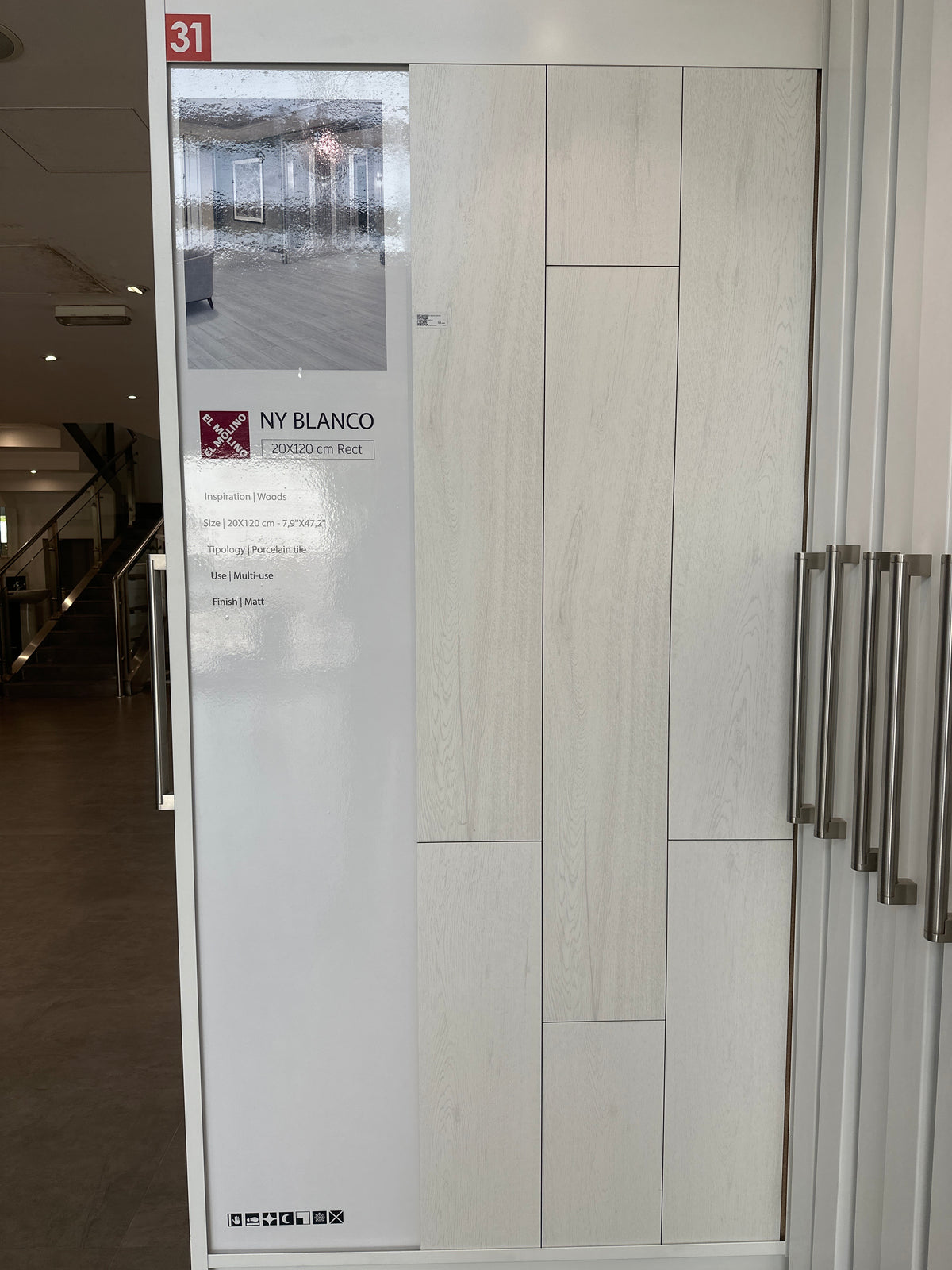 NY BLANCO 20X120 CM ELMOLINO SPAIN - 5 M2