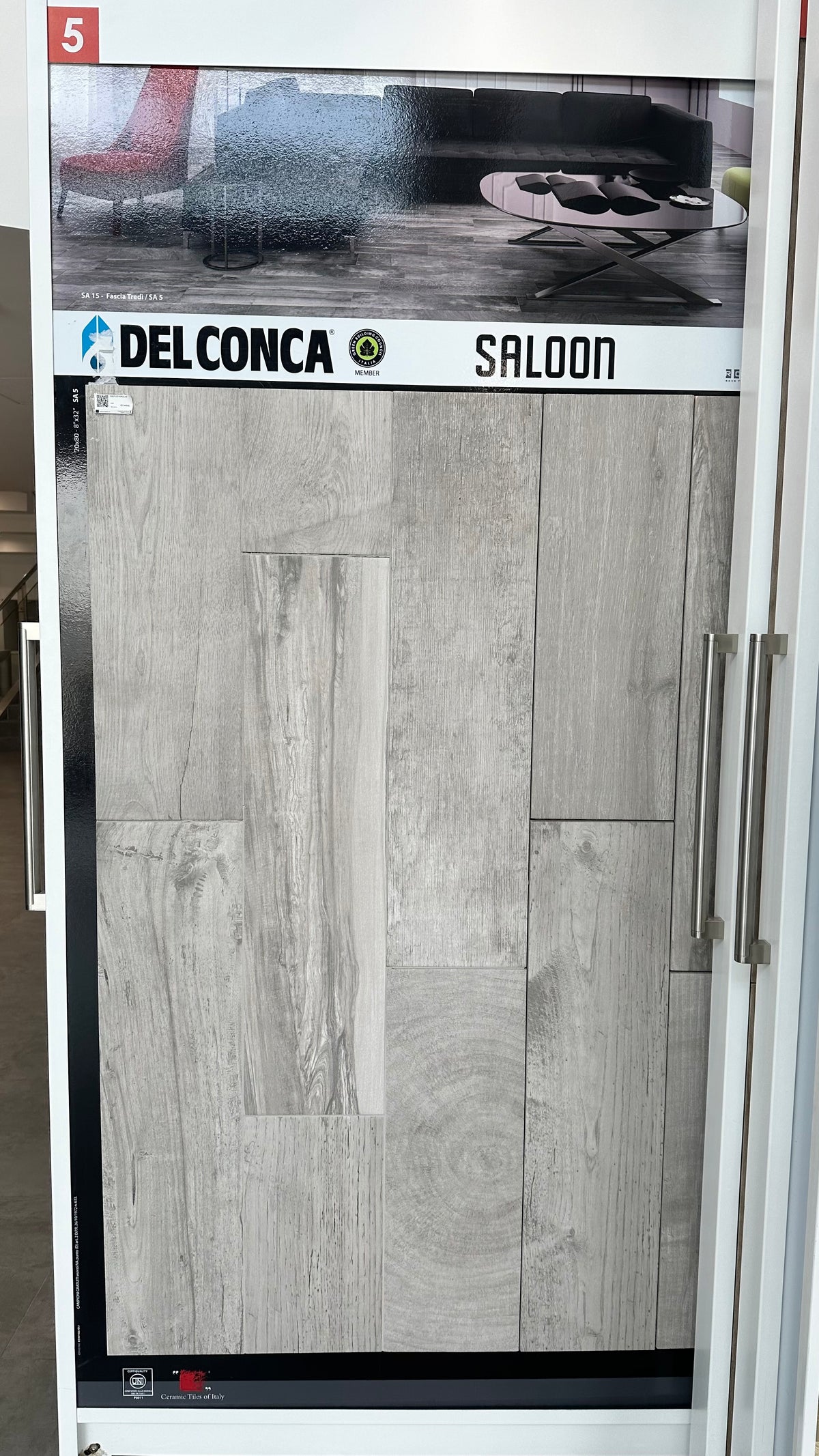 SA05 PLUS PORCELAIN FLOOR 20X80CM DELCONCA ITALY - 11 M2