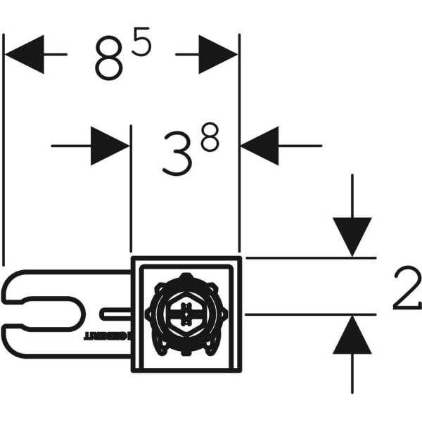 111.815.00.1 DUOFIX SET OF WALL ANCHORINGS-GEBERIT - 68 PCS