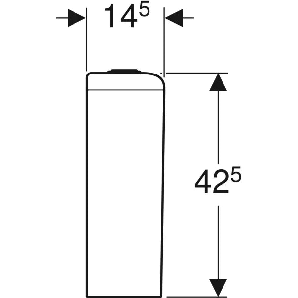 229440000 (500.409.01.1) ICON EXPOSED CISTERN-GEBERIT - 1 PCS