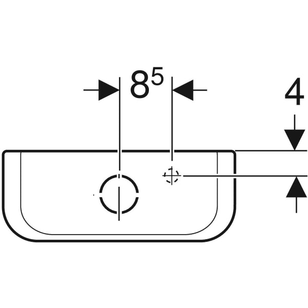 229440000 (500.409.01.1) ICON EXPOSED CISTERN-GEBERIT - 1 PCS