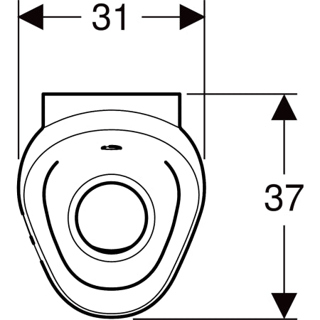 116.075.00.1 URINAL PREDA FOR INTEGRATED CONTROL - GEBERIT - 27 PCS