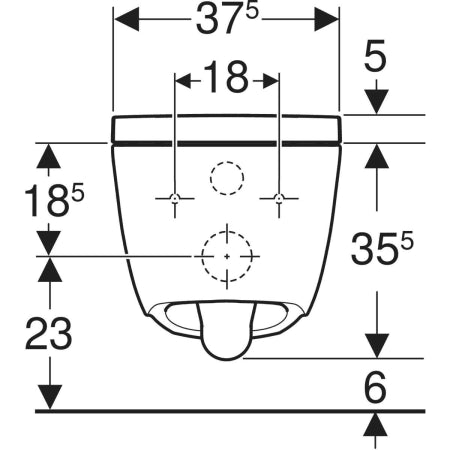 146.350.01.1 AQUACLEAN ALBA WALL-HUNG WC - GEBERIT - 10 PCS