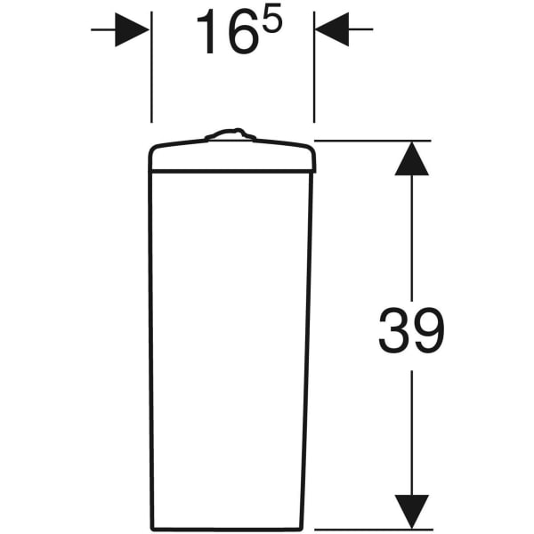 500.268.01.1 ABALONA EXPOSED CISTERN CLOSE-COUPLED, DUAL FLUSH GEBERIT - 11 PCS